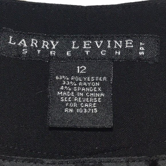 LARRY LEVINE Black Trousers - Picture 5 of 5